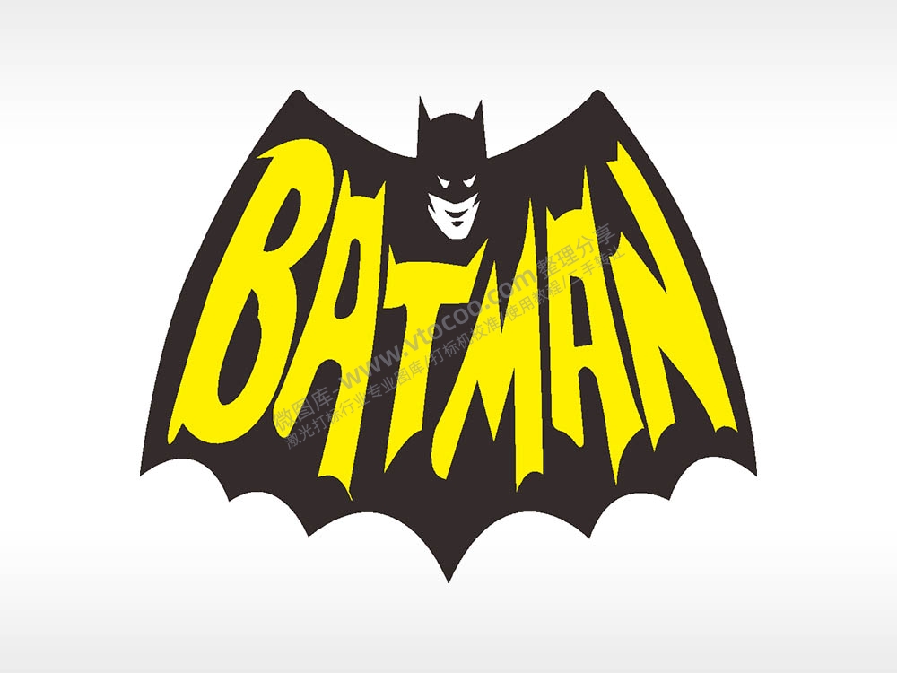 卡通贴纸名图精品车贴精选AI8.0格式激光打标文件通用矢量图