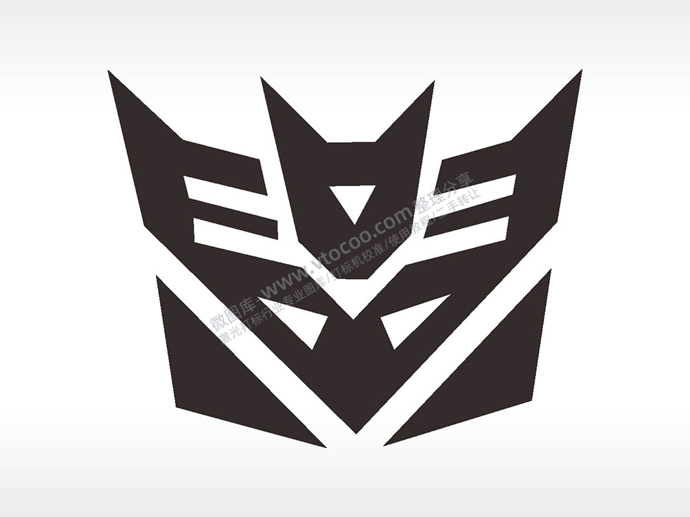 卡通贴纸名图精品车贴精选AI8.0格式激光打标文件通用矢量图