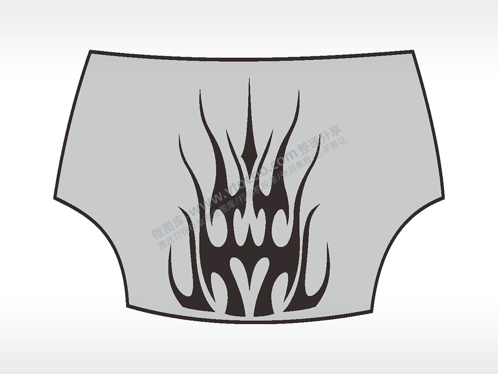 方向盘贴花卡通名图精品车贴精选AI8.0格式激光打标文件通用矢量图