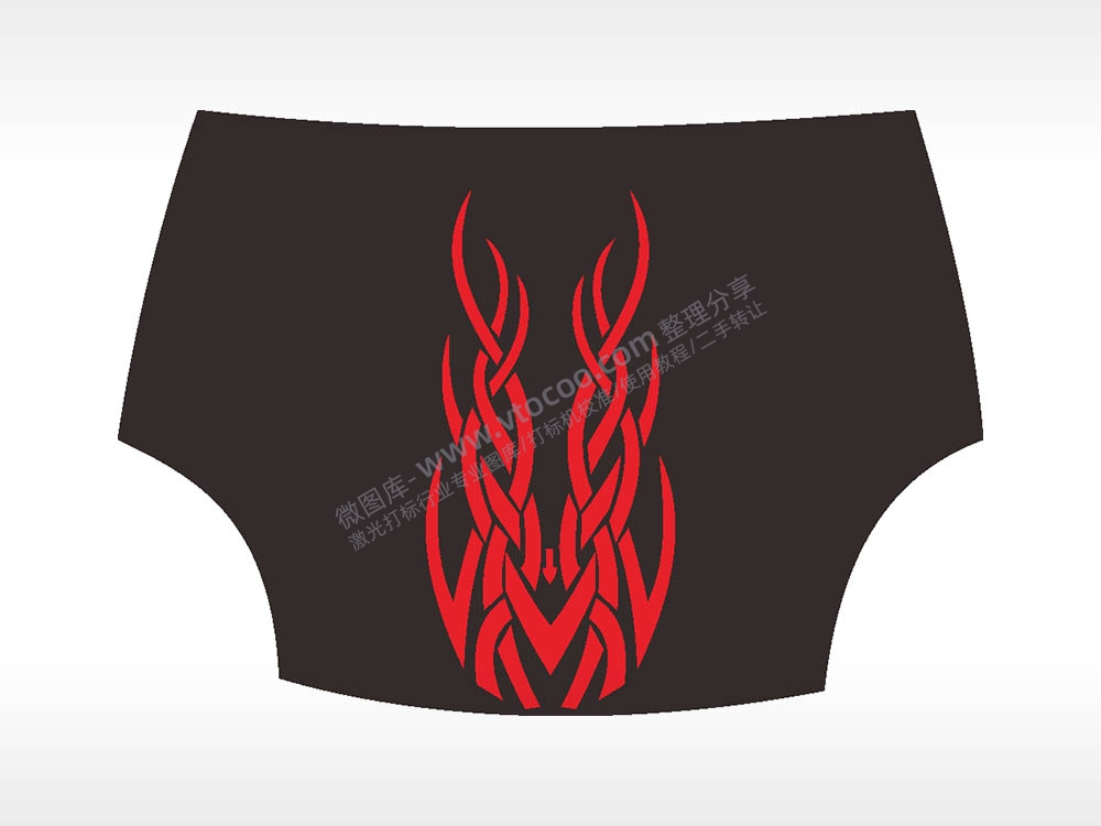 方向盘贴花卡通名图精品车贴精选AI8.0格式激光打标文件通用矢量图