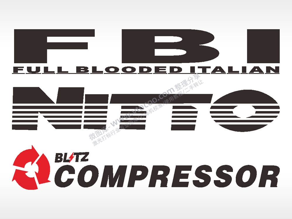 汽车贴花卡通名图精品车贴精选AI8.0格式激光打标文件通用矢量图