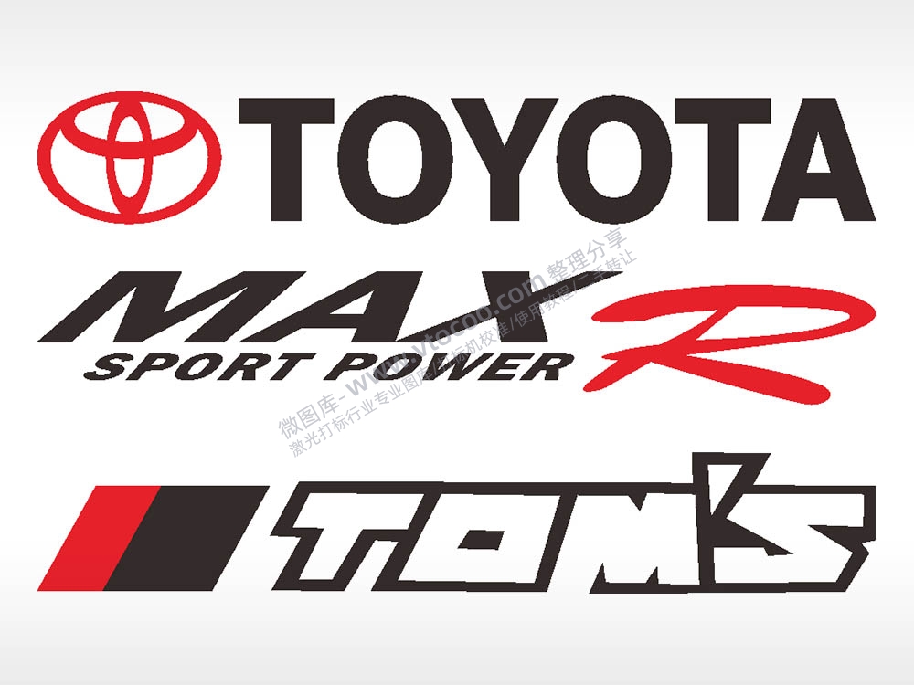 汽车贴纸名图精品车贴精选AI8.0格式激光打标文件通用矢量图