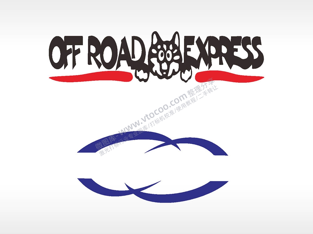 汽车贴花卡通名图精品车贴精选AI8.0格式激光打标文件通用矢量图