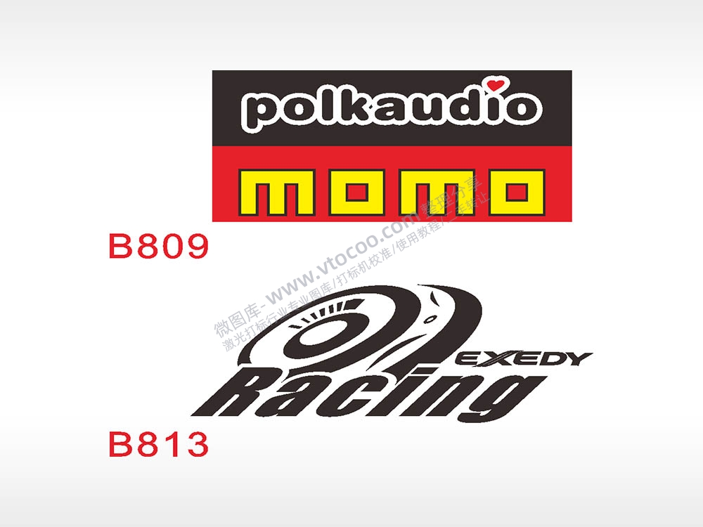 汽车贴花卡通名图精品车贴精选AI8.0格式激光打标文件通用矢量图