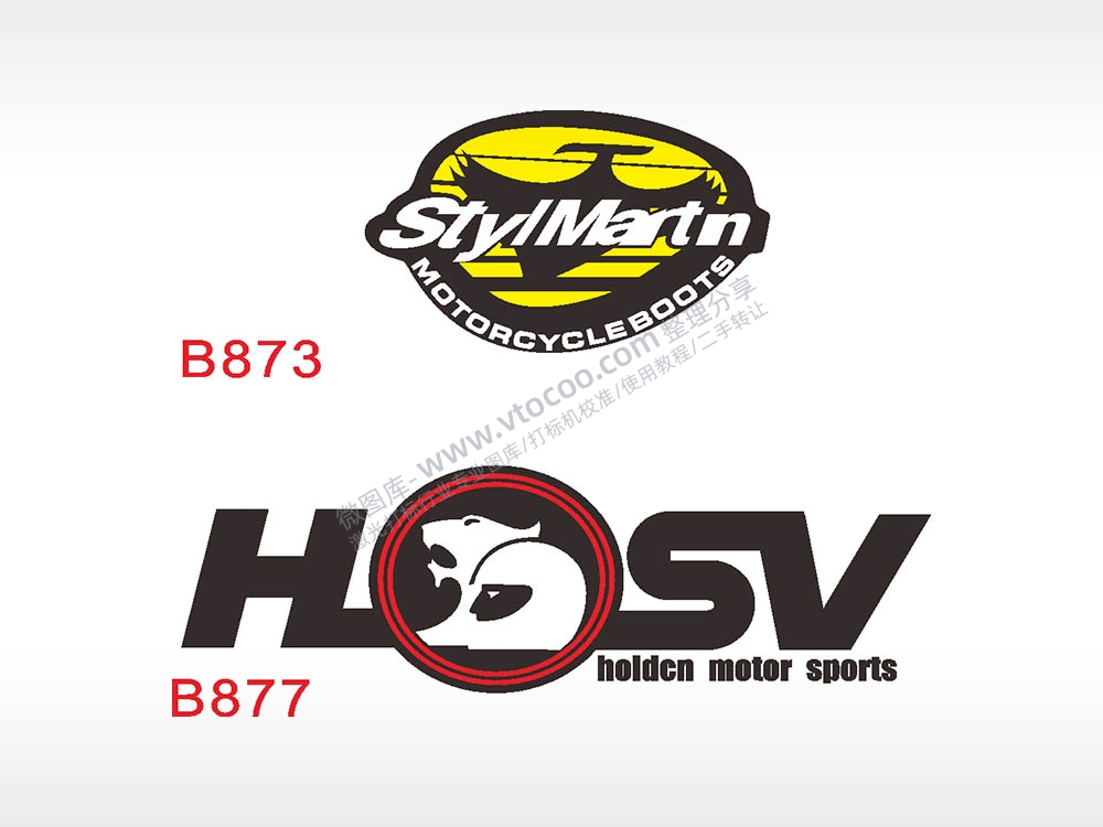 汽车贴花卡通名图精品车贴精选AI8.0格式激光打标文件通用矢量图