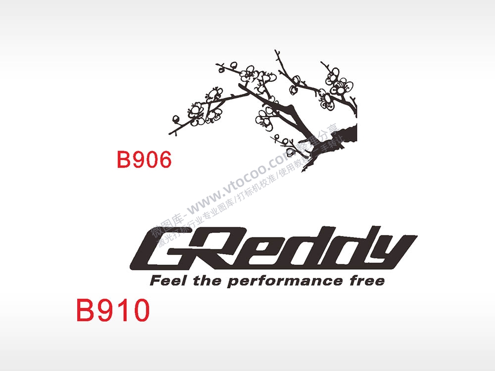 汽车贴花卡通名图精品车贴精选AI8.0格式激光打标文件通用矢量图