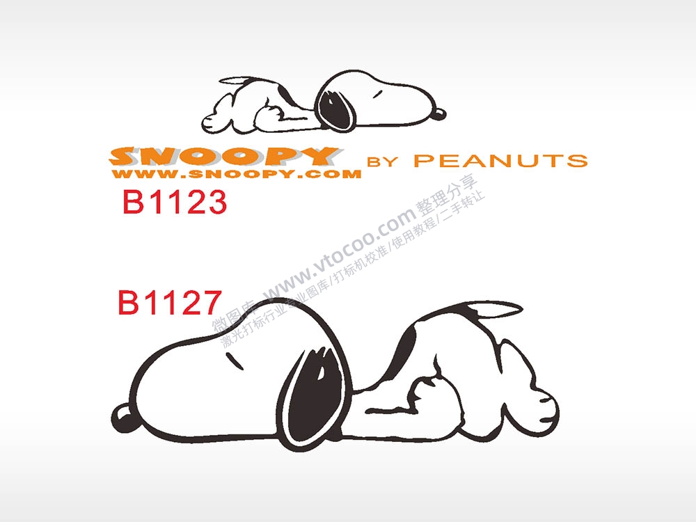 汽车贴花卡通名图精品车贴精选AI8.0格式激光打标文件通用矢量图