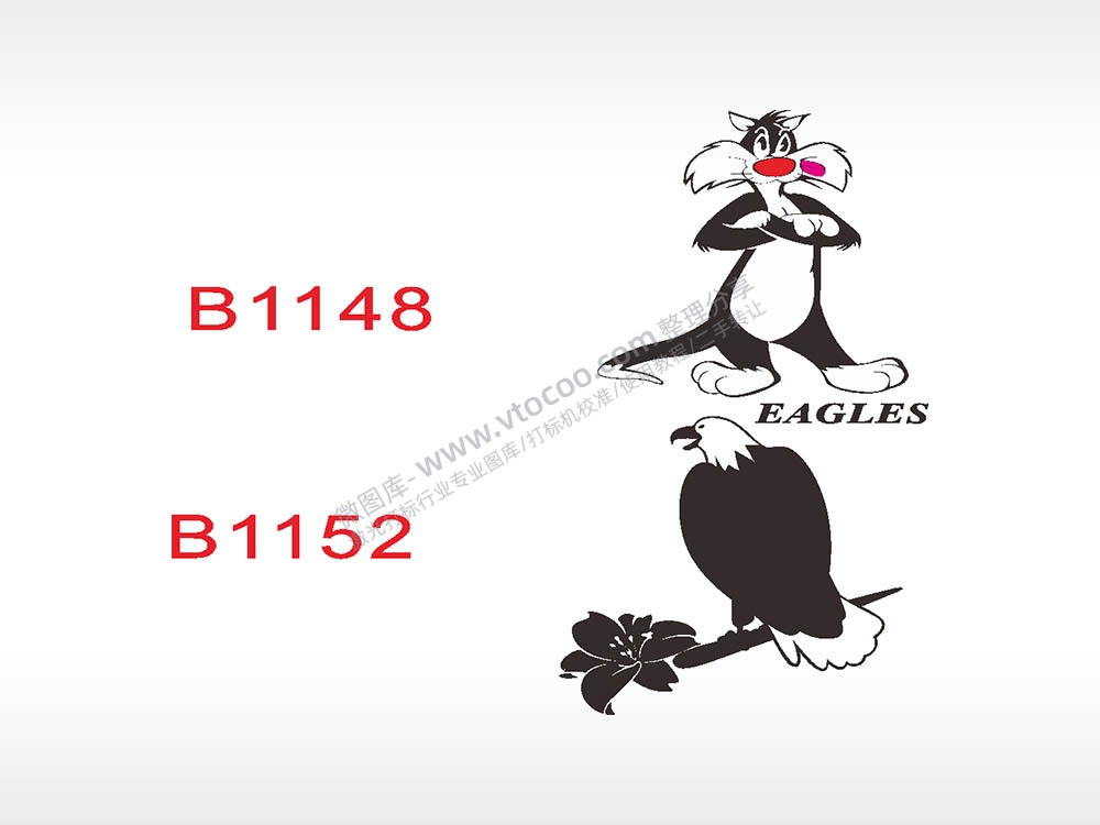 汽车贴花卡通名图精品车贴精选AI8.0格式激光打标文件通用矢量图