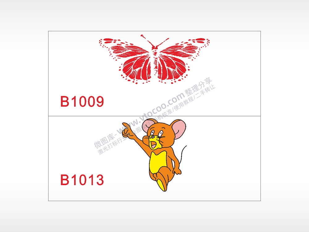汽车贴花卡通名图精品车贴精选AI8.0格式激光打标文件通用矢量图