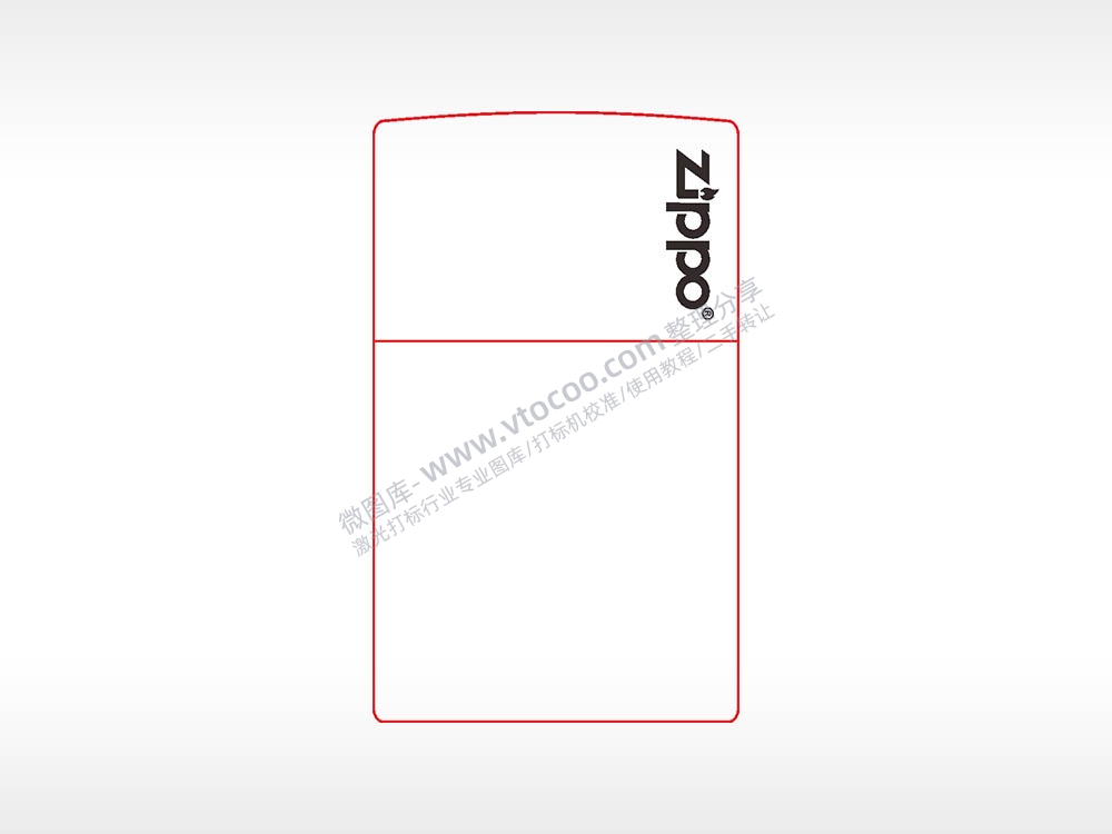 zippo打火机图案AI8.0格式激光打标文件通用矢量图