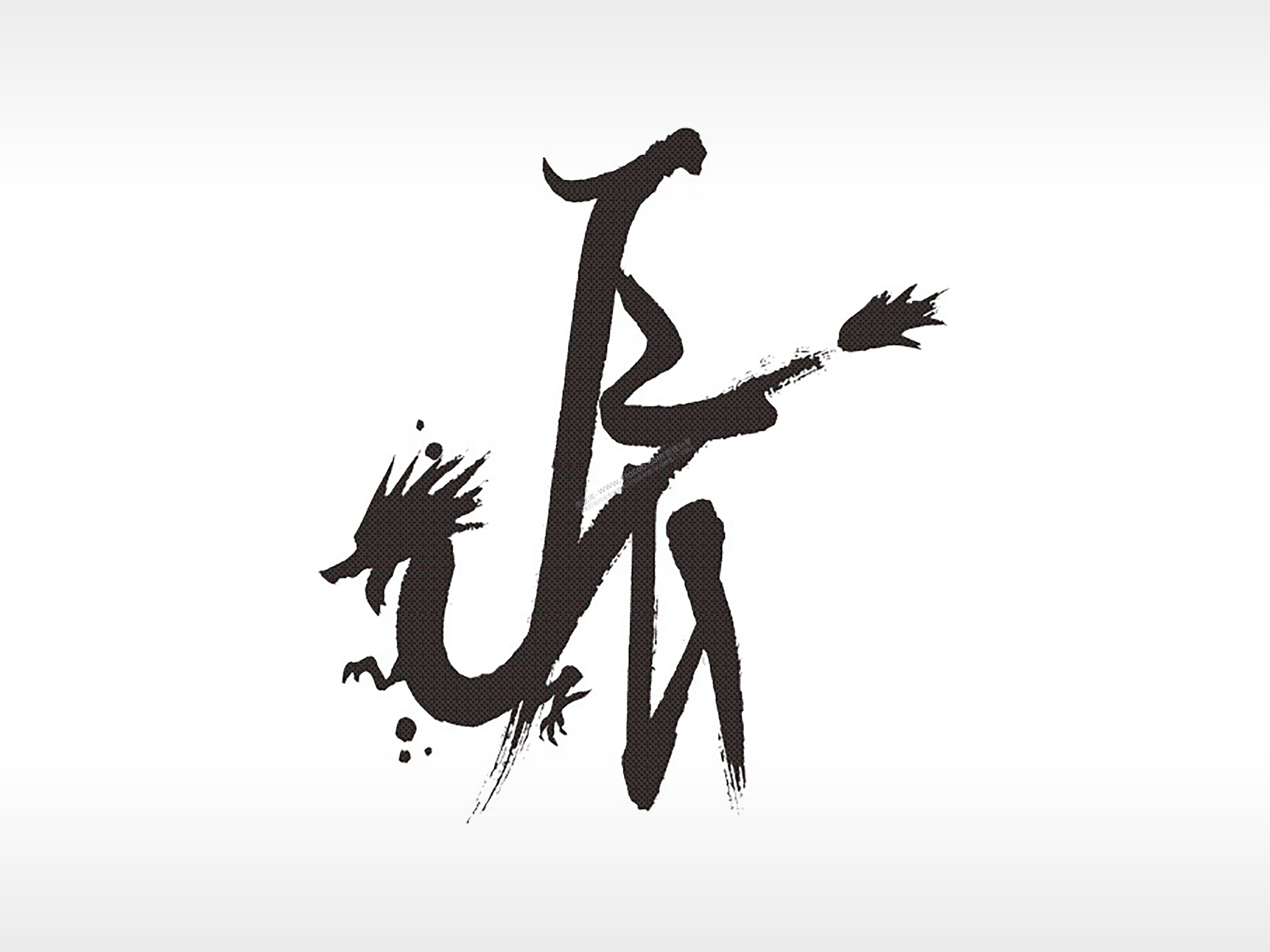 辰龙十二生肖卡通模板PLT格式激光打标文件通用矢量图