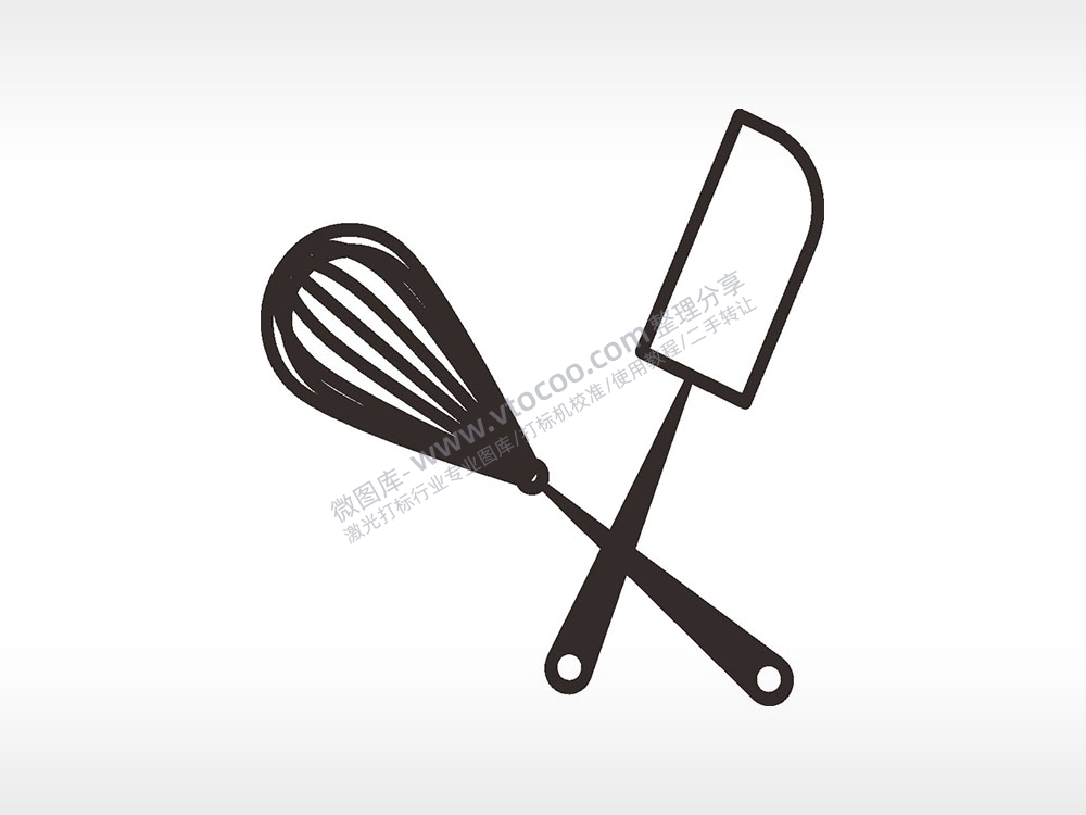 搅拌器厨具卡通食物AI8.0格式激光打标文件通用矢量图