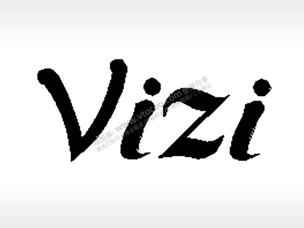 威姿汽车车标雕刻挂坠项链PLT格式激光打标文件通用矢量图