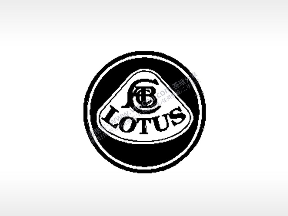 莲花汽车车标雕刻挂坠项链PLT格式激光打标文件通用矢量图