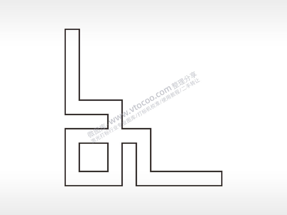结口边角简笔画边框大全AI8.0格式激光打标文件通用矢量图
