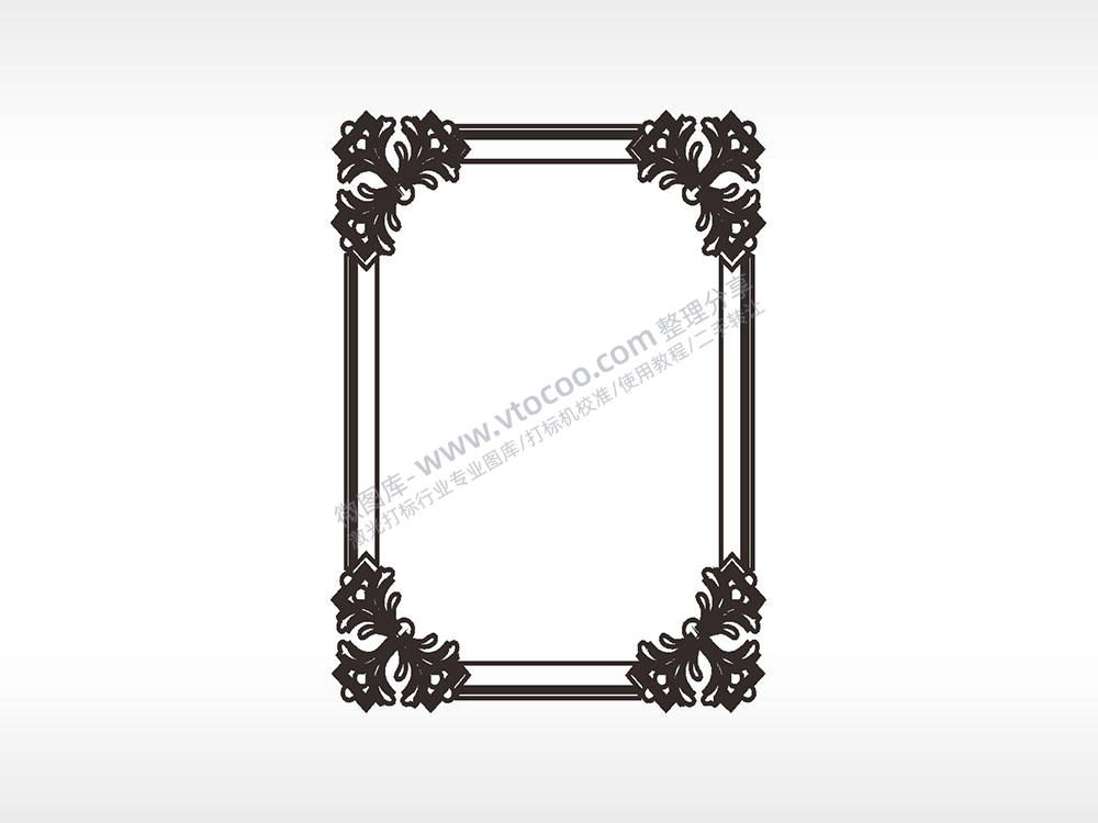 古典边框大全AI8.0格式激光打标文件通用矢量图