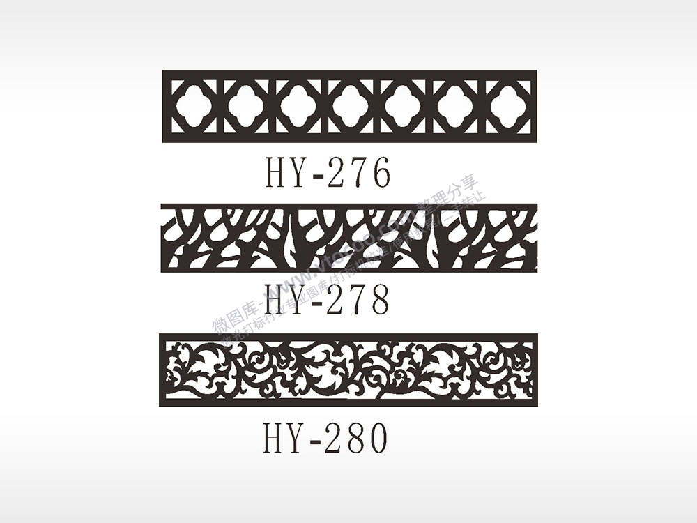 枯树花朵植物边角简笔画边框大全AI8.0格式激光打标文件通用矢量图