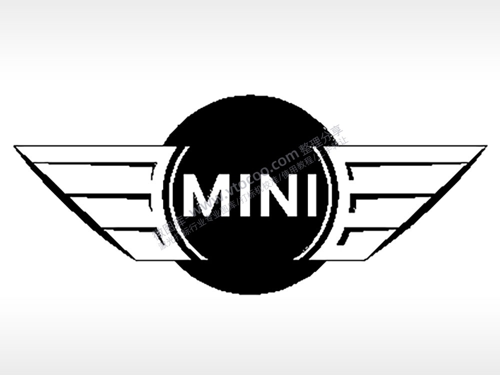 迷你汽车车标雕刻挂坠项链PLT格式激光打标文件通用矢量图