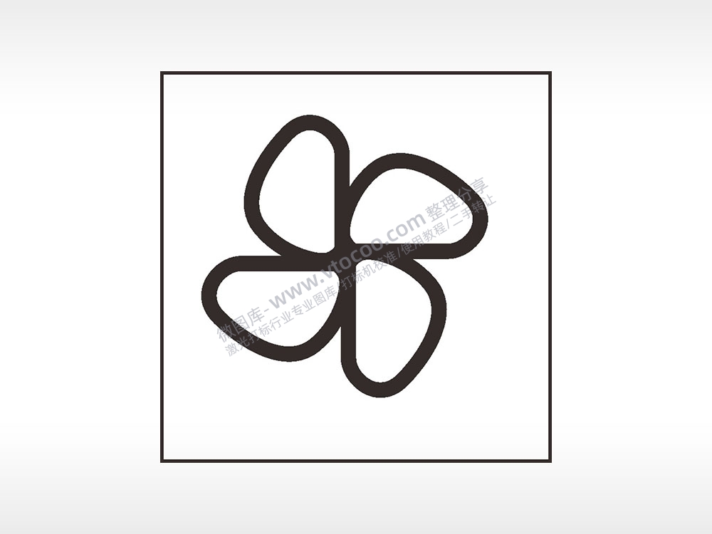 风量调节功能汽车按键AI8.0格式激光打标文件通用矢量图