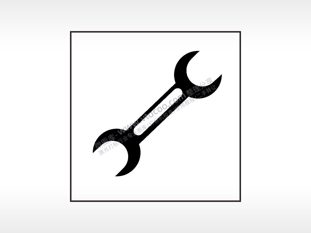 保养标志汽车按键AI8.0格式激光打标文件通用矢量图