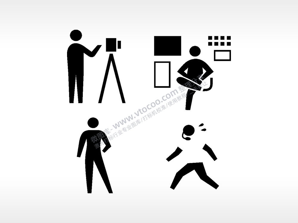 摄像座椅奔跑日常生活大全AI8.0格式激光打标文件通用矢量图