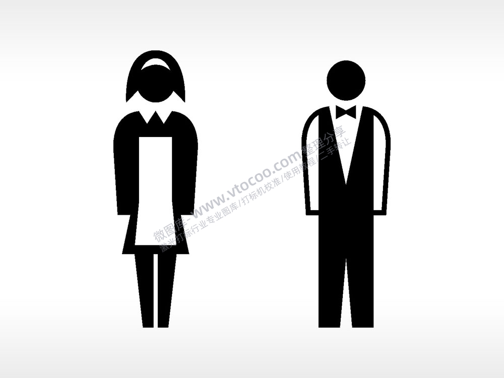 保姆管家日常生活大全AI8.0格式激光打标文件通用矢量图