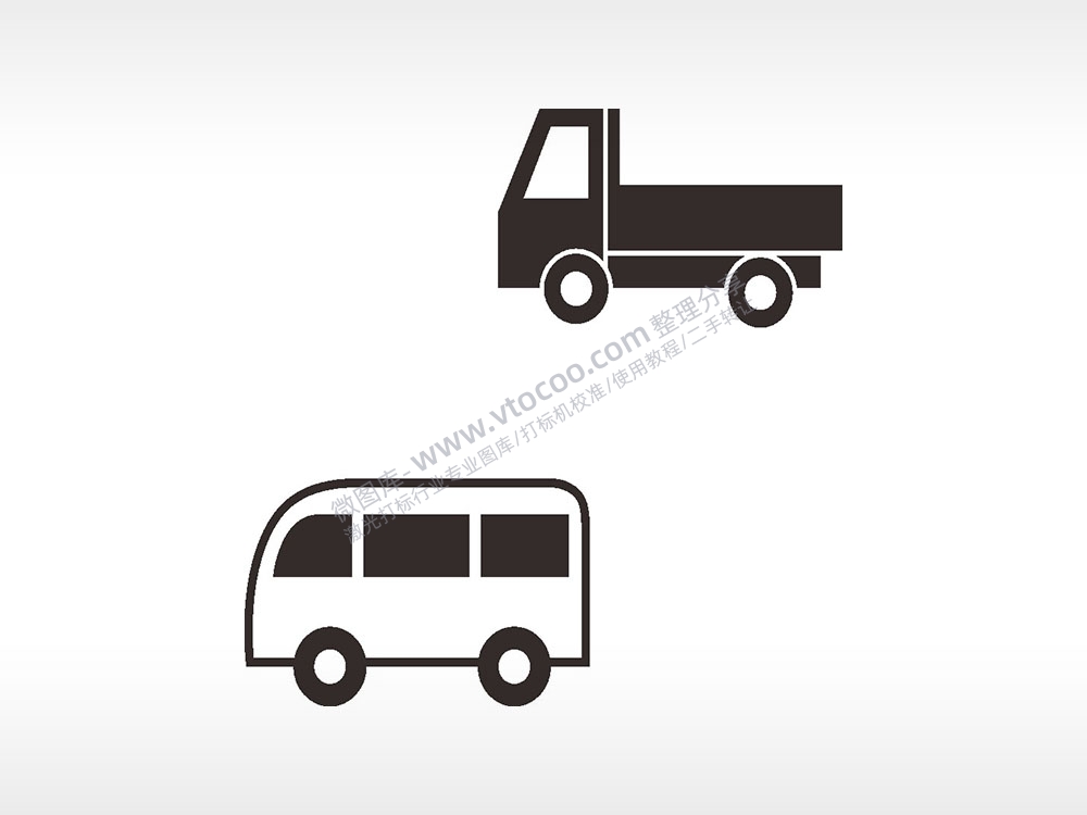 大巴货车日常生活大全AI8.0格式激光打标文件通用矢量图