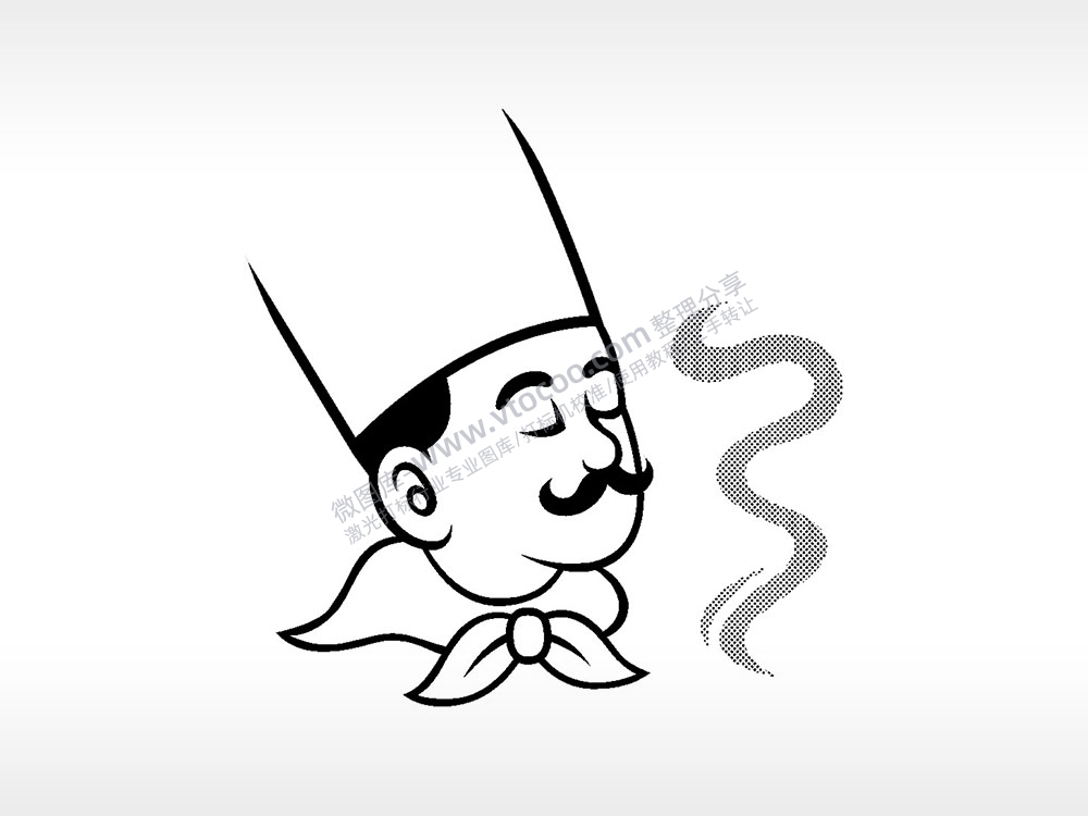 米其林大厨菜香味日常生活大全AI8.0格式激光打标文件通用矢量图