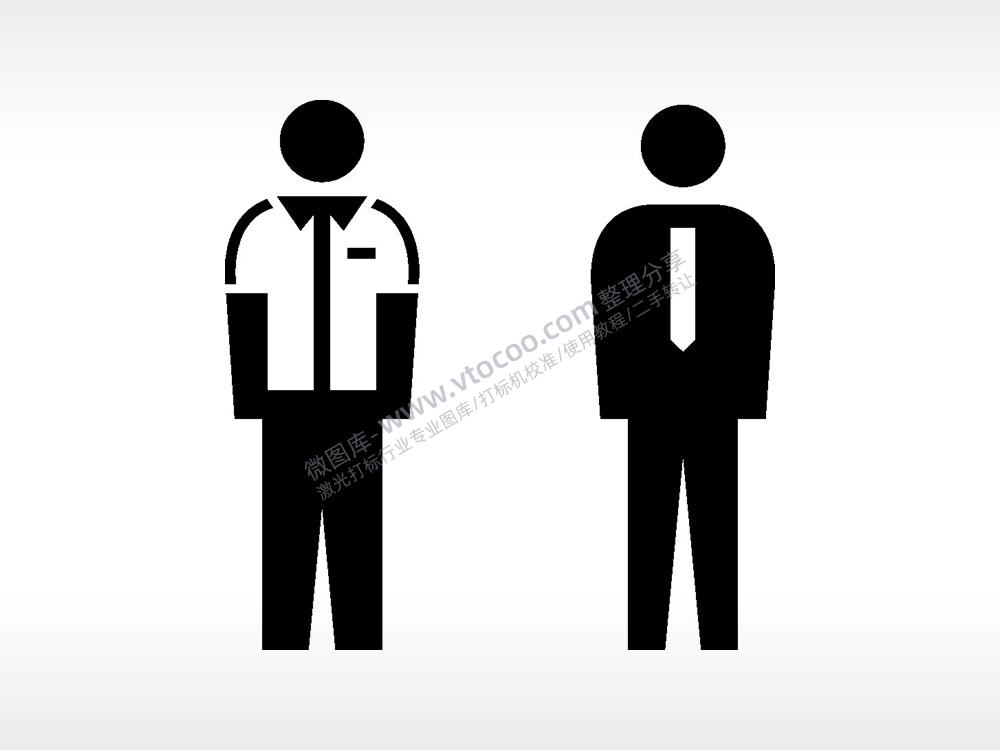 白领学生日常生活大全AI8.0格式激光打标文件通用矢量图