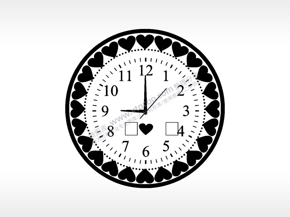 9点填字爱心边框游戏硬币园项链AI8.0格式激光打标文件通用矢量图