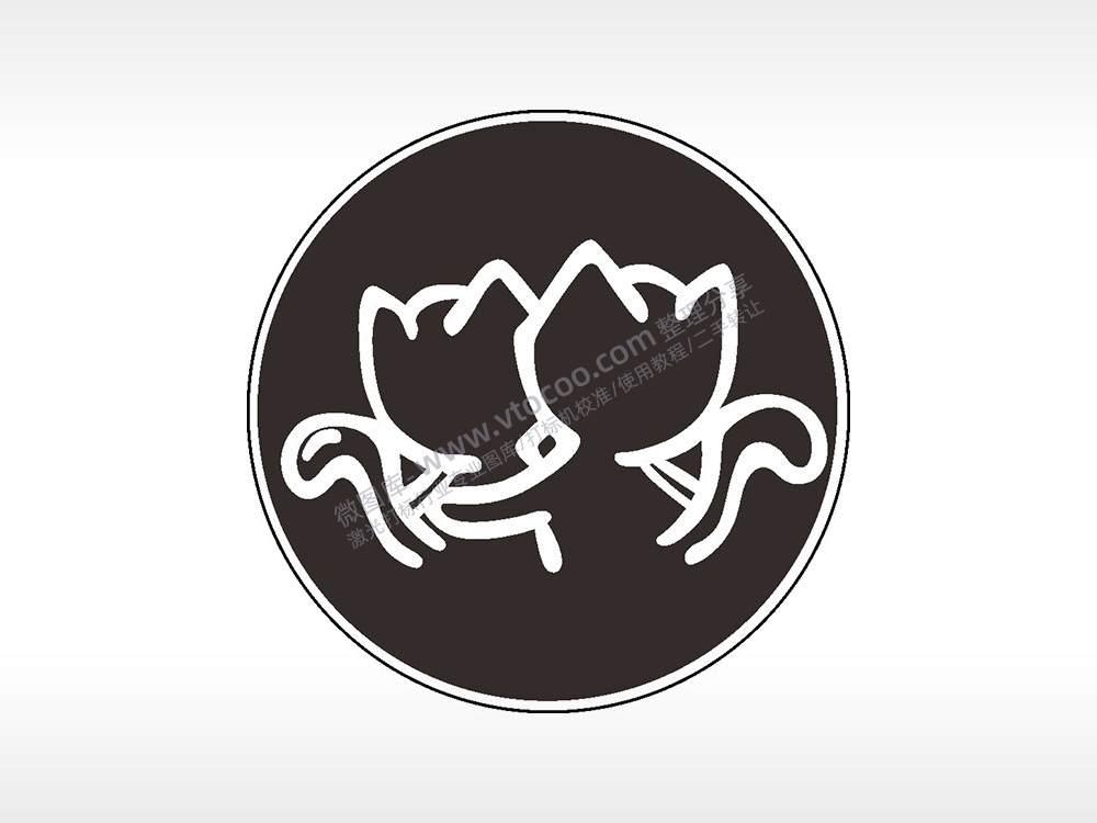 欢呼欢乐游戏硬币园项链AI8.0格式激光打标文件通用矢量图