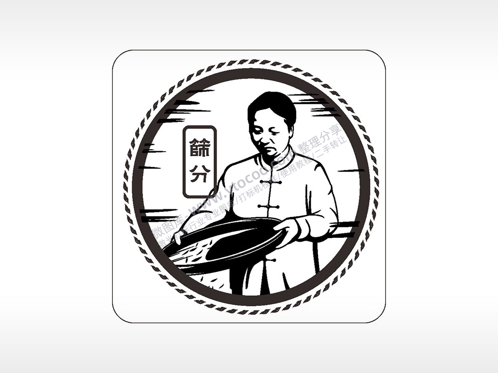 筛分茶道文化AI8.0格式激光打标文件通用矢量图