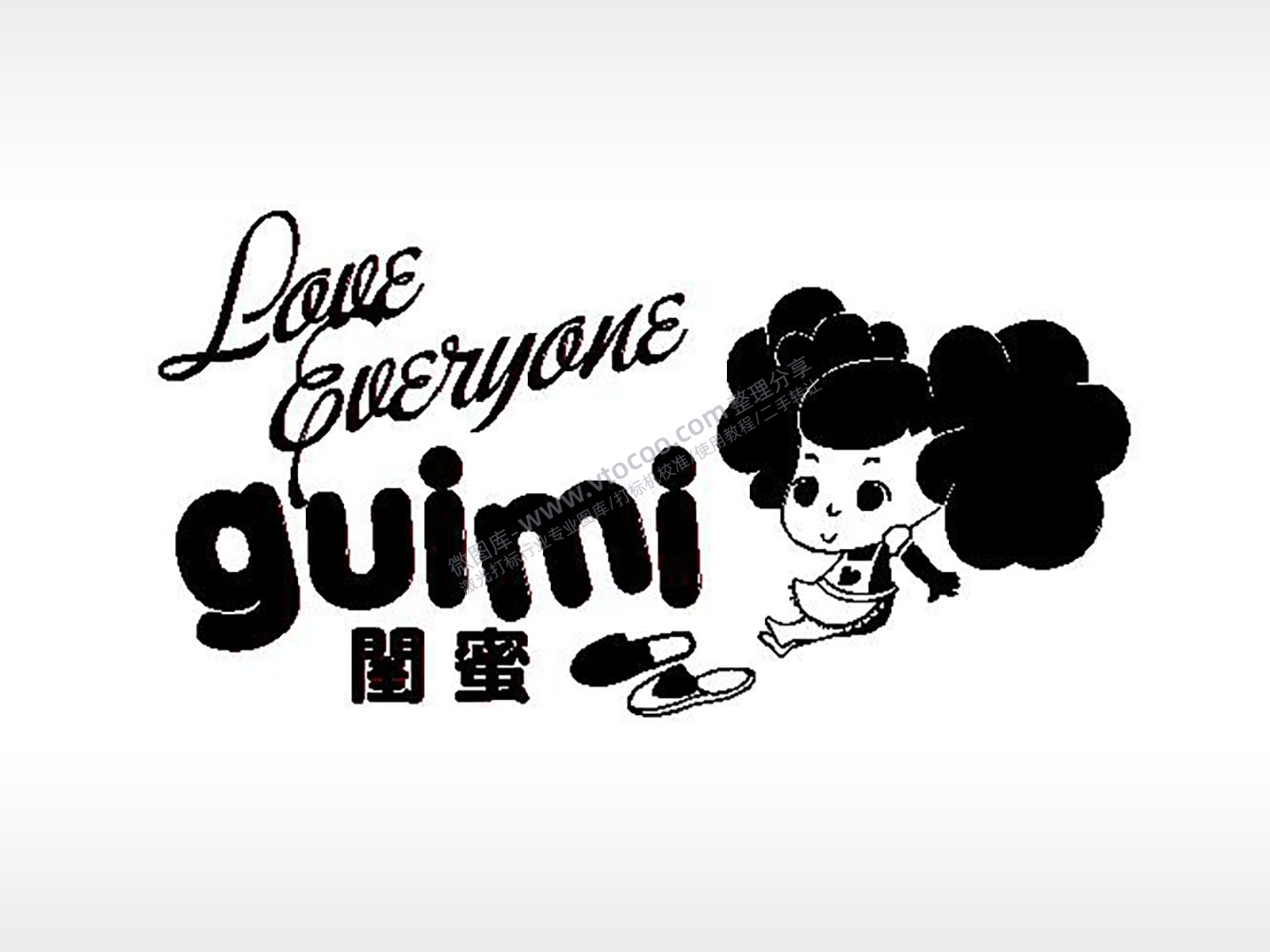 卡通人物guimi闺蜜姐妹PLT格式激光打标文件通用矢量图